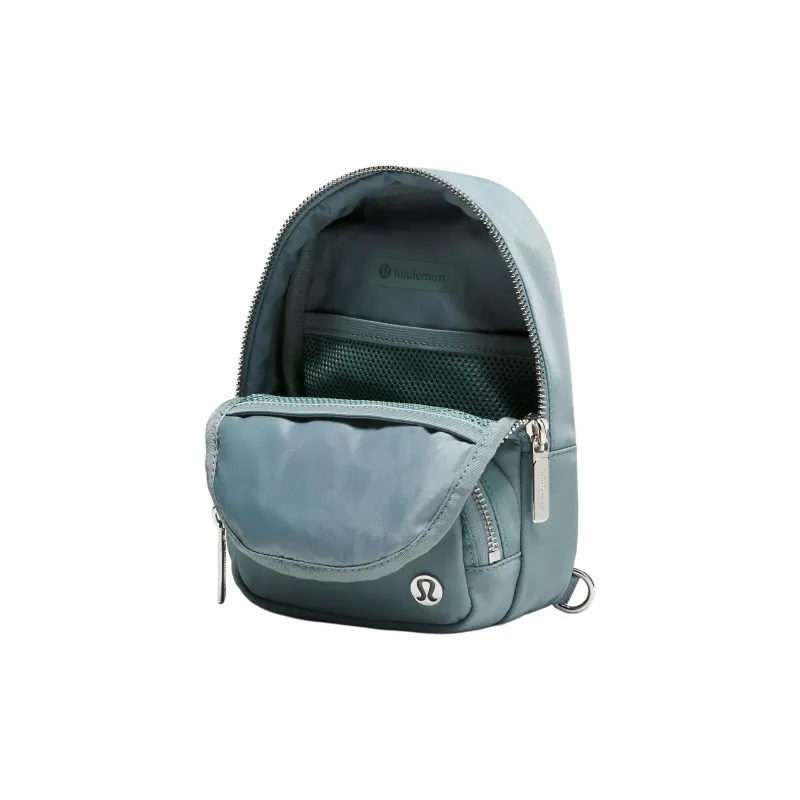 Lululemon Nylon Sling Bag Small Size Unisex Meteorite Blue-2