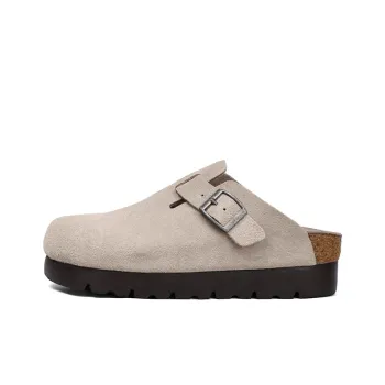 ASFVLT SNEAKERS Cork Sole Quiet Abrasion Resistant Slip Resistant Closed Toe Slippers Women's