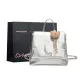 Silver+Charm+Shopping Bag