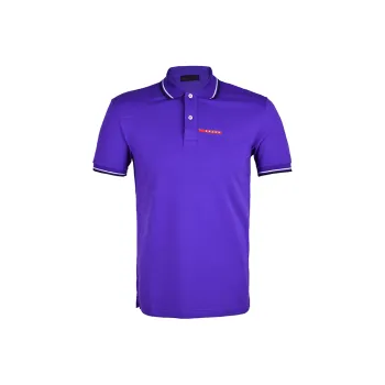 PRADA Polo Shirts Men Purple