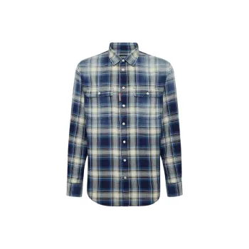 DSQUARED 2 Checked Dropped Shoulder Shirt