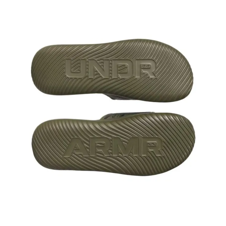 Under Armour Ignite Pro 8 Slide Slippers Men's Dark Green-4