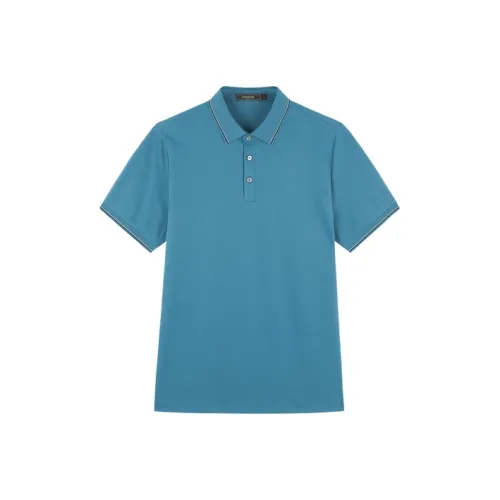 YOUNGOR Polo Shirt Men
s Dark Blue