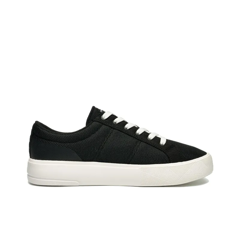 Kappa Slip Resistant Breathable Low Top Skateboard Shoes Men's Black-1