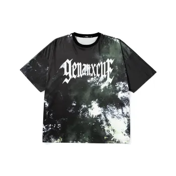 GENANX T Shirt Unisex Black Green