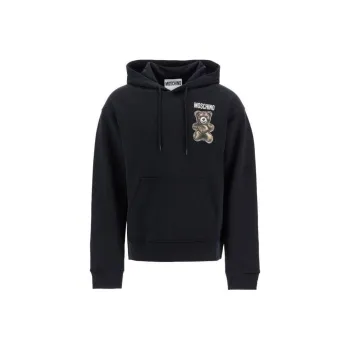 MOSCHINO Teddy Bear Printed Drawstring Hoodie