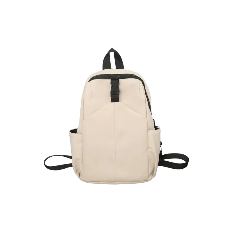 XIANGSU Nylon Sling Bag Backpack Regular Unisex White/Khaki/Green/Black-6