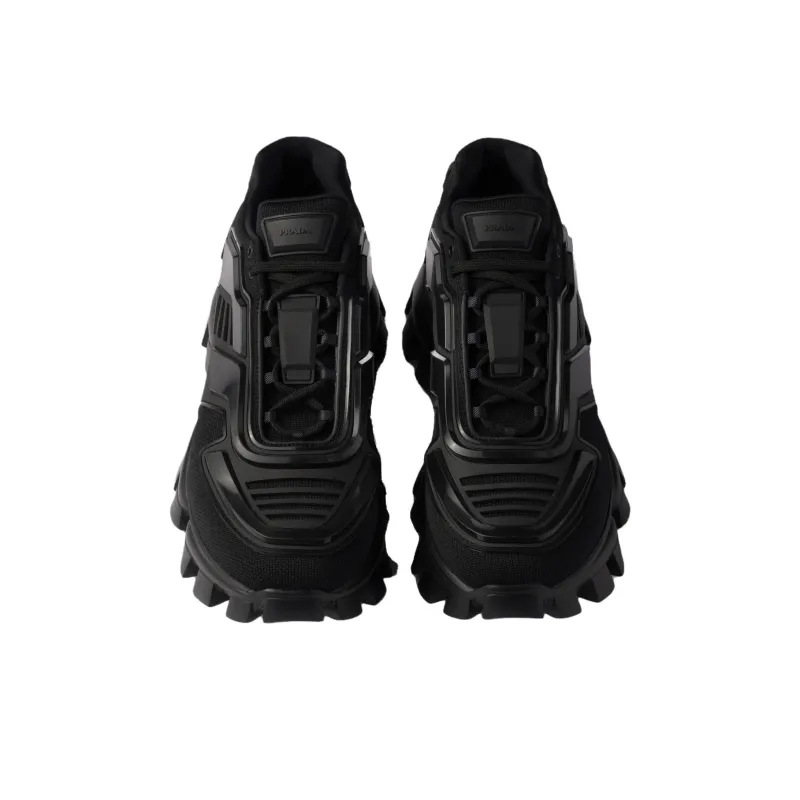 PRADA Cloudbust Thunder Low Top Chunky Sneakers Men's Black-4