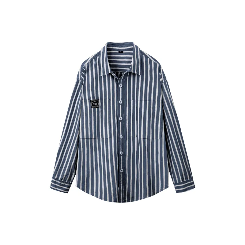 HIKZ Shirt Unisex Light Blue Stripes-4