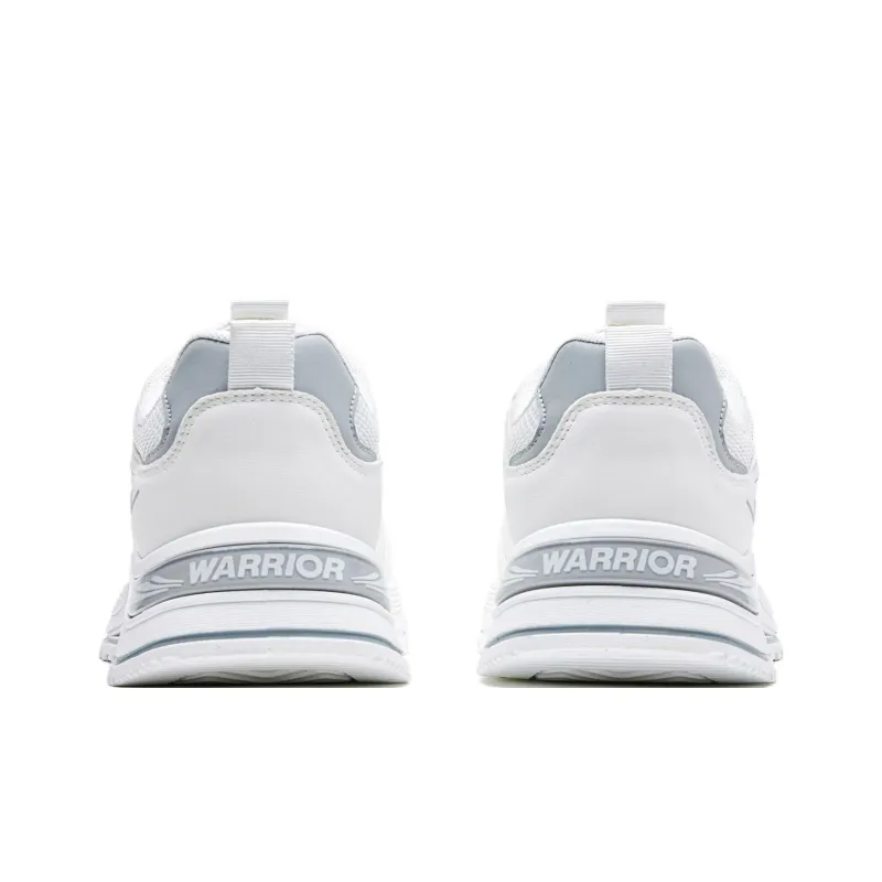 WARRIOR Ride The Wind And Waves Series Casual Shoes Men Low Top White Gray-3