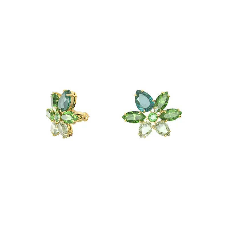 Swarovski Gema Flower Stud Earrings-1