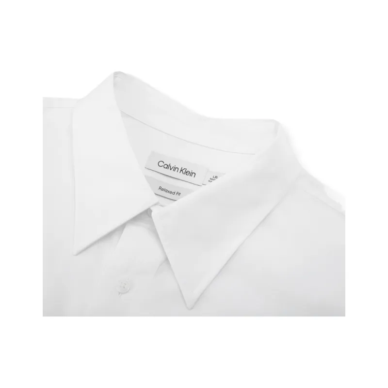 CALVIN KLEIN Shirt Men's Moon White-2
