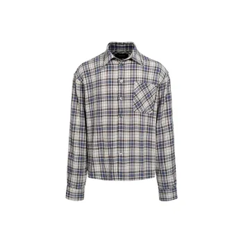 TERRA INCOGNITA SS25 Shirt Unisex Light Blue Plaid