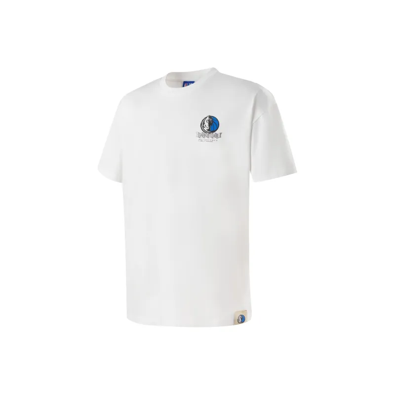 NBA Dallas Mavericks Team SS25 T Shirt Unisex White-1