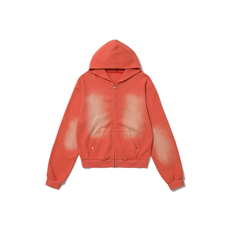 VULCAN STORE Hooded Zip Closure Sweatshirt Unisex-2