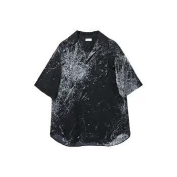Alexander McQueen Smashed Screen Collared Shirt