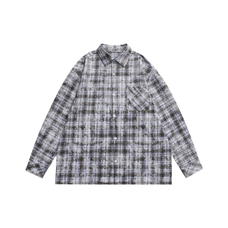 Magmode Shirt Unisex Blue Plaid Color-0