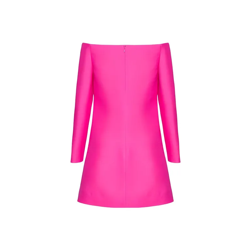 Valentino Valentino Pink Pp Collection FW22 Long-Sleeved Dresses Women's Pink-1