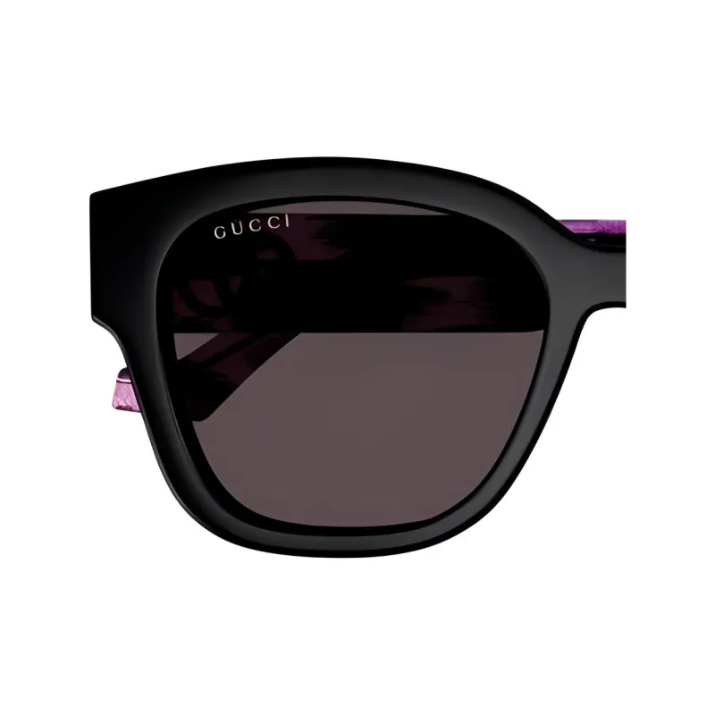 GUCCI Low Nose Bridge Round Frame Sunglasses-2