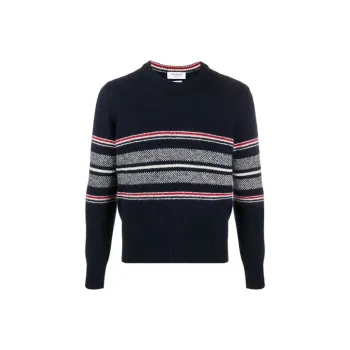 THOM BROWNE Sweaters Men Marine Blue
