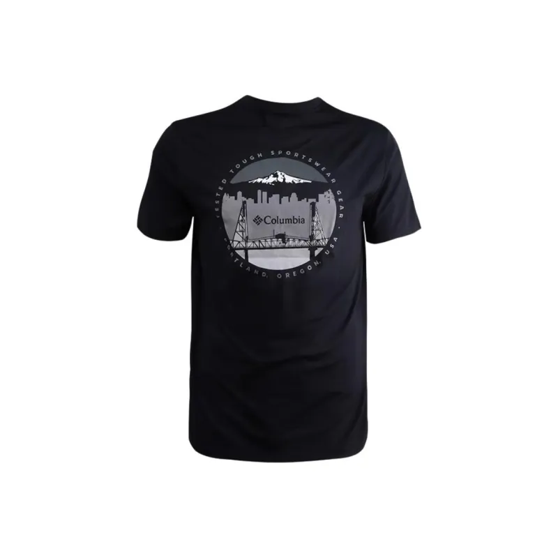 Columbia Sportswear SS25 T Shirt Men's Black-1