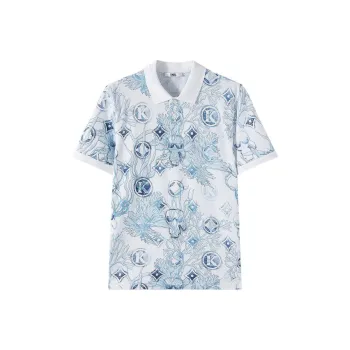 KARL LAGERFELD Polo Shirt Men's White