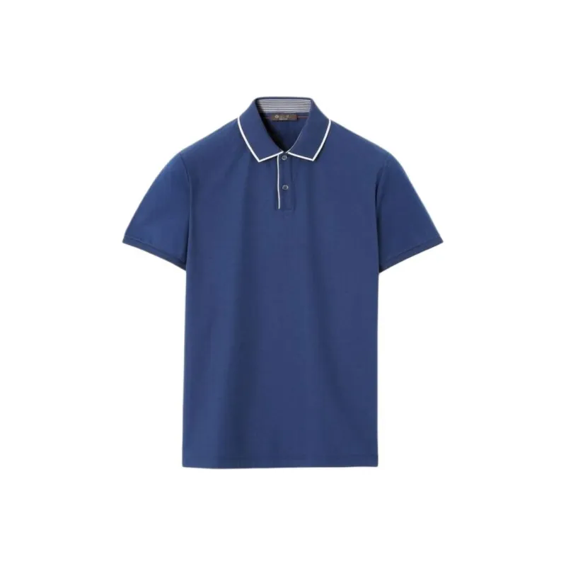 Loro Piana Button Detailed Short-Sleeved Polo Shirt-0