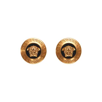 VERSACE Medusa Stud Earrings Women's Gold
