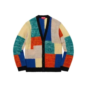 Supreme Patchwork Mohair Cardigan