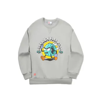 LiNing Sweatshirt Unisex Lunar Surface Gray