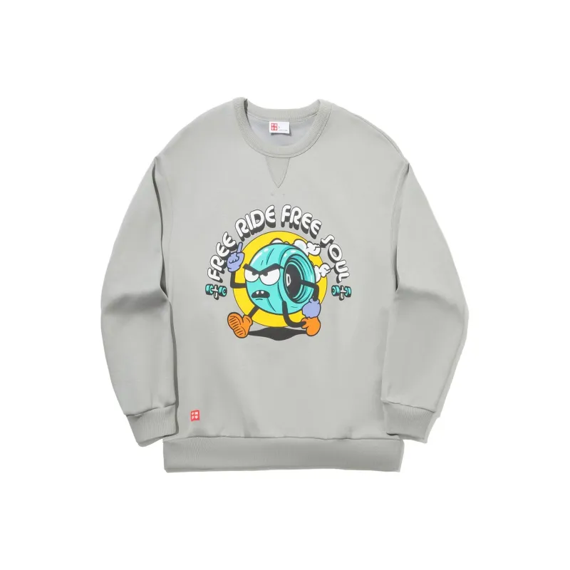 LiNing Sweatshirt Unisex Lunar Surface Gray-0