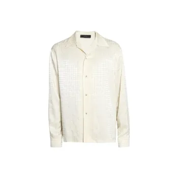 AMIRI Shirt Men's Snowflake Stone Color