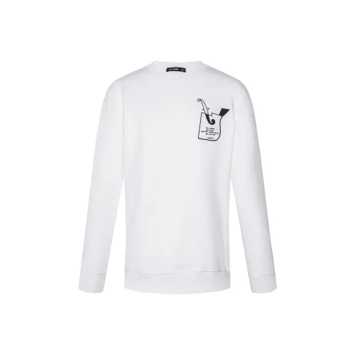 LESS IS MORE Sweatshirt Men's White