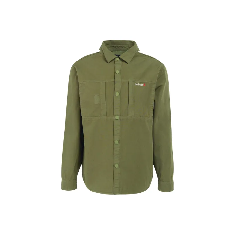 BARBOUR Annan Overshirt Shirt Men's Green-0