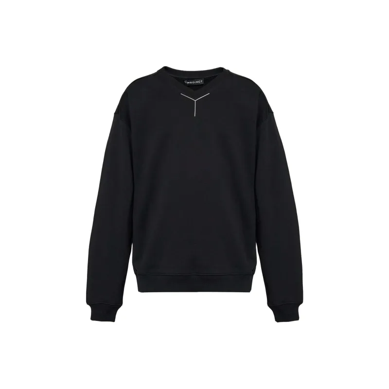 Y/Project Logo Plaque Crewneck Jumper-0
