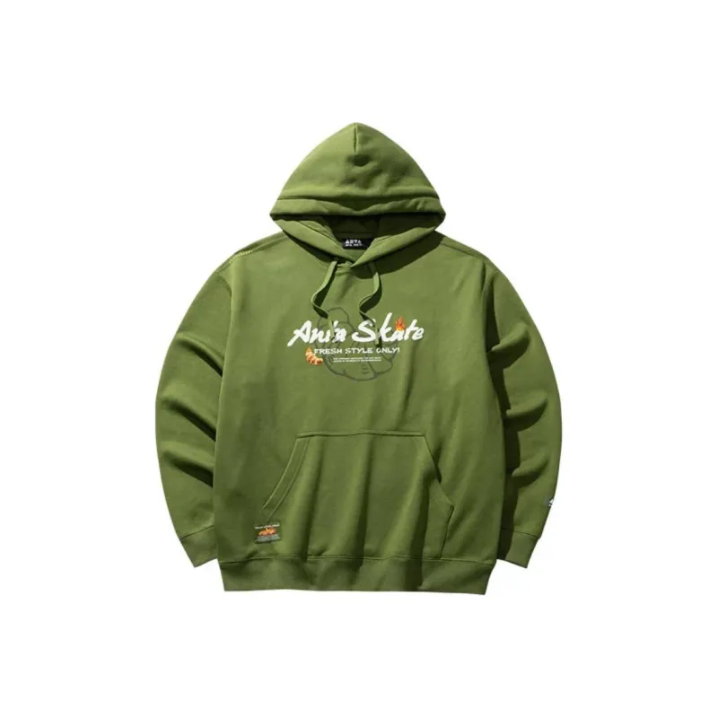 Anta Sports Life Collection Sweatshirt Unisex Vibrant Green-0