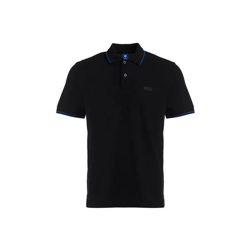 F.C. Internazionale Milano IM EVERYDAY Polo Shirt Men's Black-0