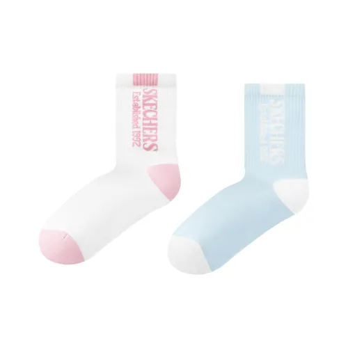 Skechers Mid Calf Socks Women's 2 Pack