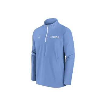 JORDAN North Carolina Tar Heels Sideline Coach Men's Nike College 1/2-Zip Hooded Jacket
