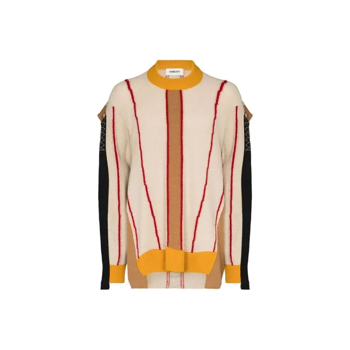 AMBUSH Deconstructed Striped Sweater-0
