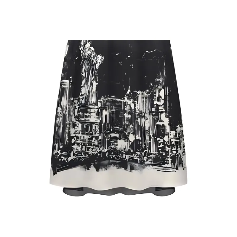 DIOR Slip Dresses Women's Black-3