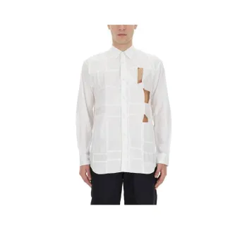 COMME DES GARCONS SHIRT Cut Out Buttoned Shirt