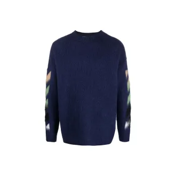 OFF WHITE SS21 Sweaters Men Blue