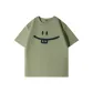 [Heavyweight Waffle Knit]Palm Green (Simple Smile Design)