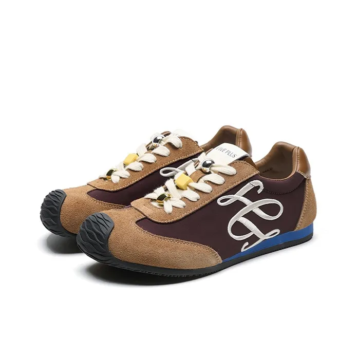 FIVE PLUS Slip Resistant Cushioning Lightweight Low Top Skateboard Shoes Women's-16