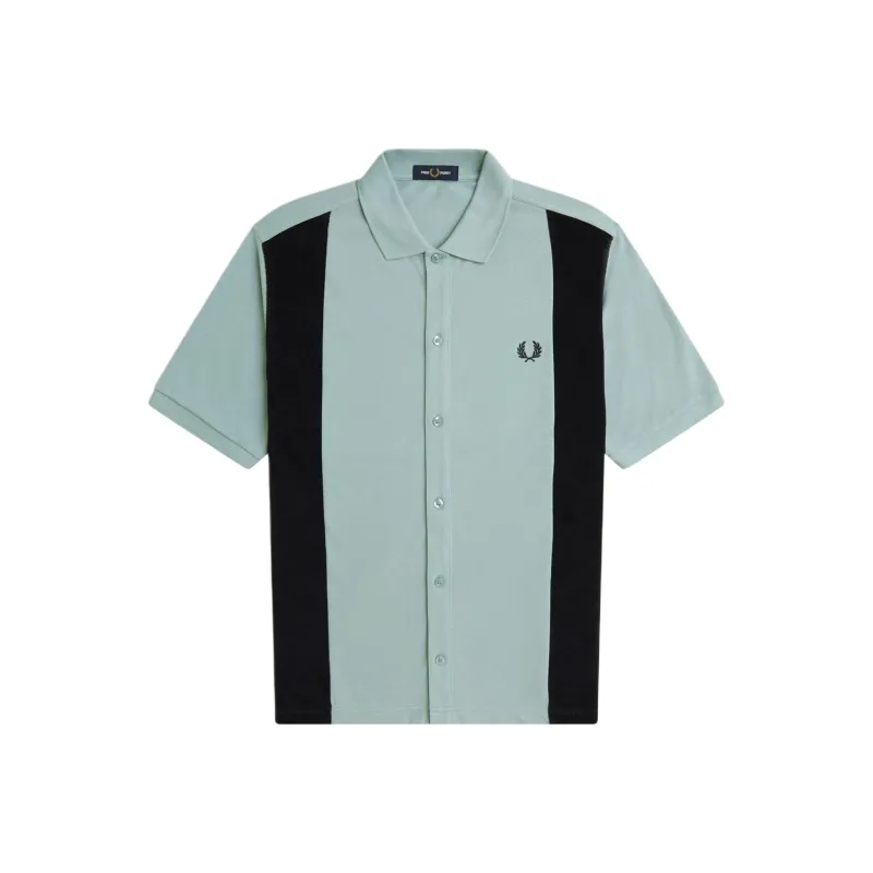 FRED PERRY Shirt Men's Silver Blue-0