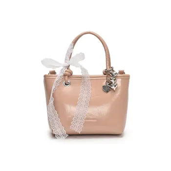 XIANGSU PU One Shoulder Handbag Women's Pink/White/Black