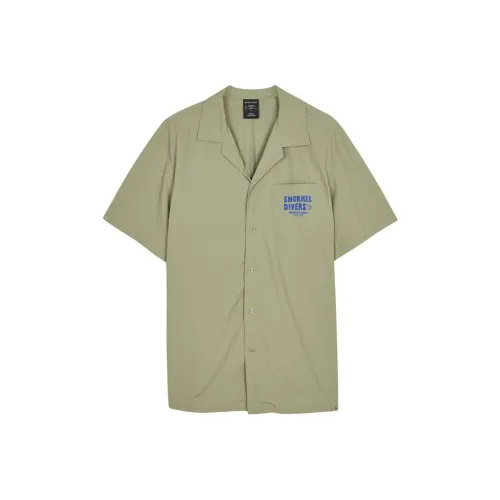 Skechers Colorful SS24 Shirt Men's Rock Blue Grass Green