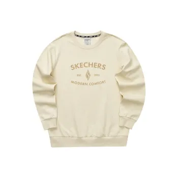 Skechers Yazhuan Series Sweatshirt Unisex Caramel Pudding Yellow