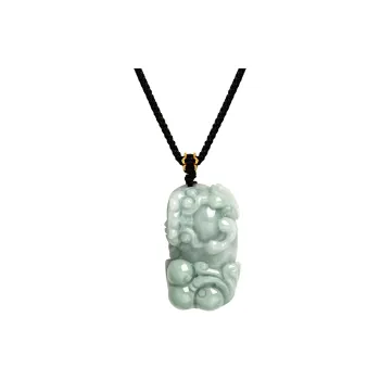 KING TAI FOOK Bean Type Jadeite Necklaces Unisex